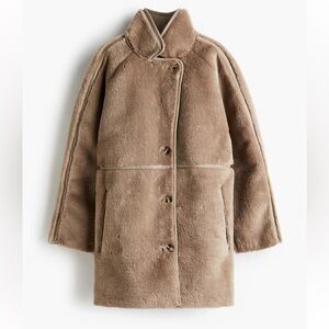 H&M Tan Teddy Jacket